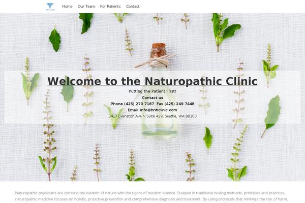 hnhclinic.com site used Tesseract-free-theme