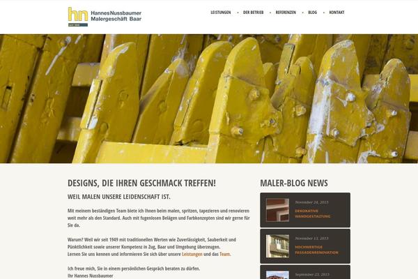 Blitz theme site design template sample