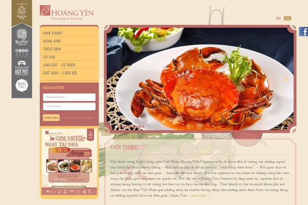 hoangyencuisine.com site used Hy
