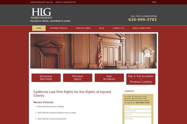 hobbslawgroup.com site used Hobbs