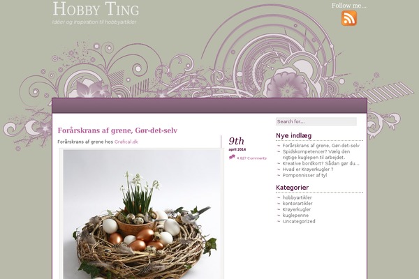 A little touch of purple theme site design template sample