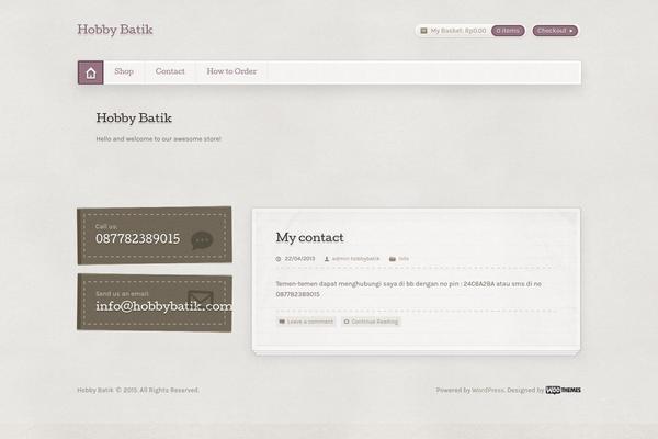 Artificer theme site design template sample