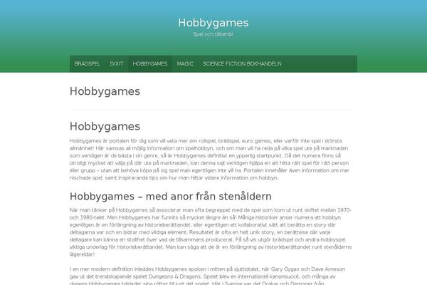 hobbygames.se site used Phosphor