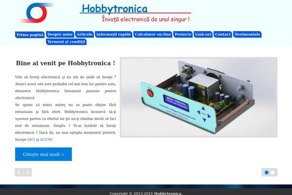 hobbytronica.ro site used GeneratePress