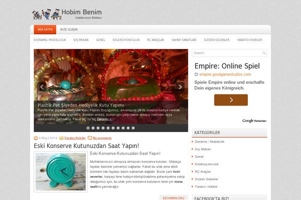 hobimbenim.com site used Capia
