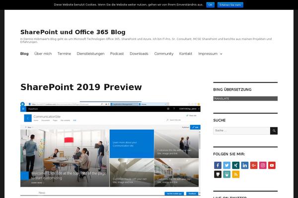 Twenty Sixteen theme site design template sample