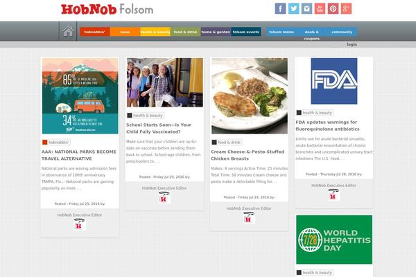 Hobnob-local theme site design template sample