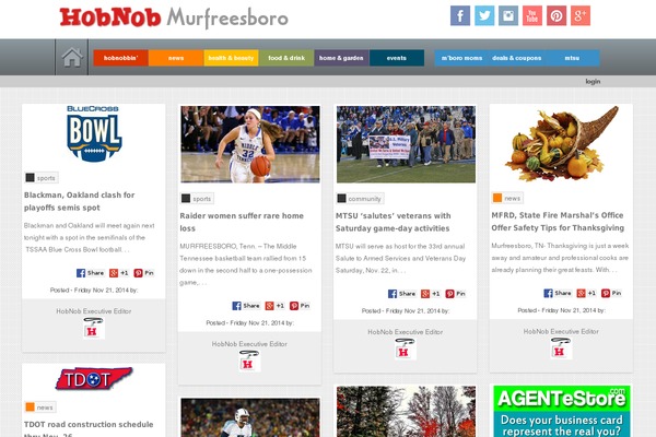 hobnobmurfreesboro.com site used Hobnob-local