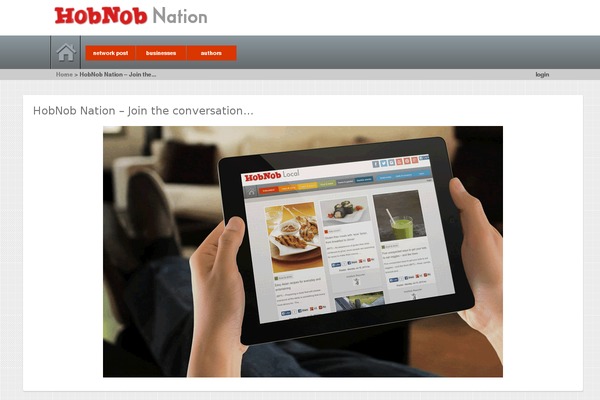 hobnob-local theme websites examples