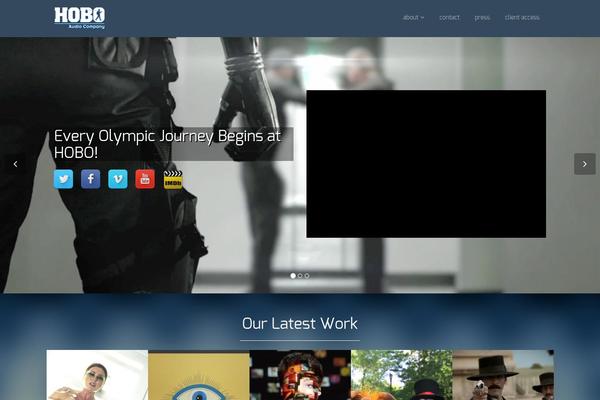 Flat Theme theme site design template sample