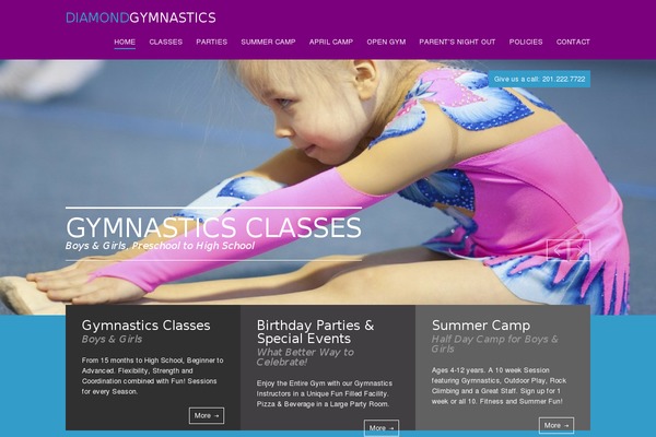 Gym theme site design template sample