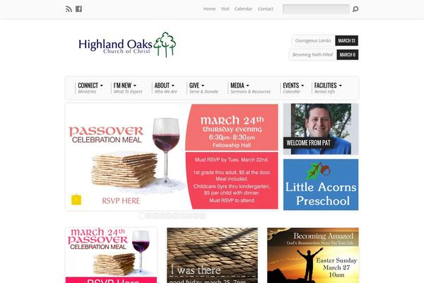Resurrect theme site design template sample