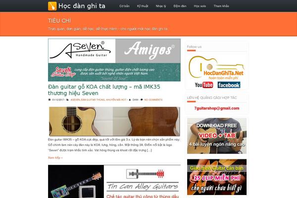 Site using Guitar Chords and Tabs plugin
