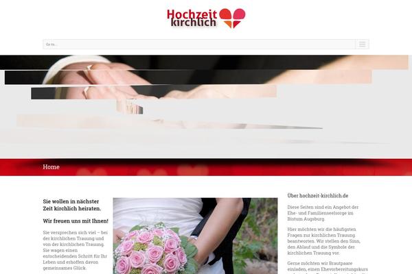 hochzeit-kirchlich.de site used Avada