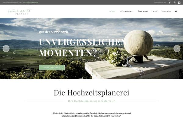 Hudsonwp theme site design template sample