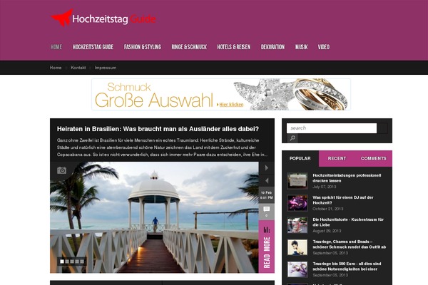 Next Magazine theme site design template sample