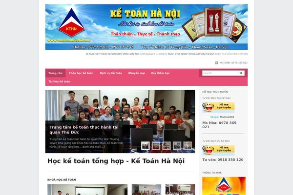 Erudito theme site design template sample
