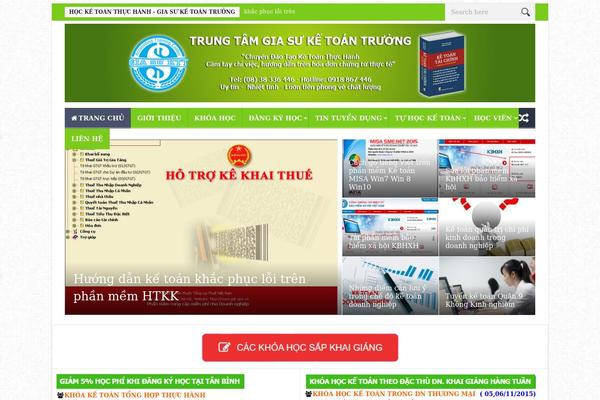 Publisher-child theme site design template sample