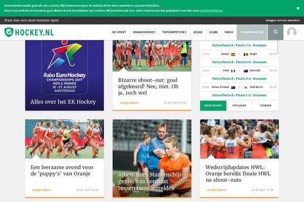 hockey.nl site used Hockey