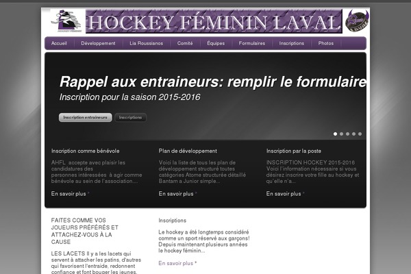 hockeylavalfeminin.com site used Debonair