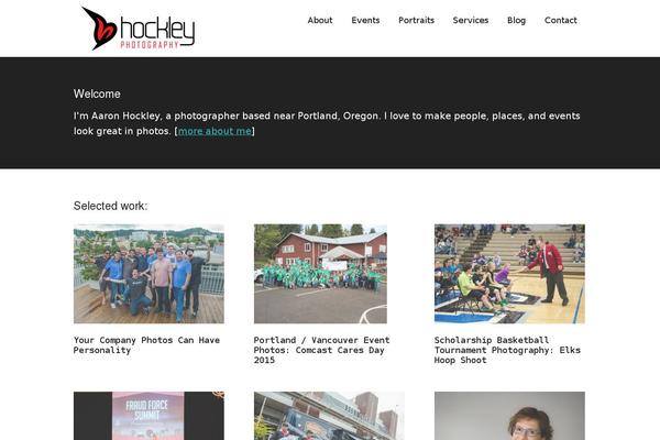 Modern Portfolio theme site design template sample