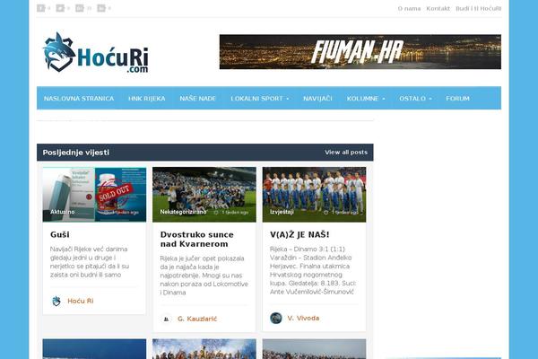 Quadrum theme site design template sample