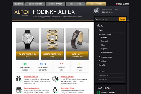 hodinkyalfex.cz site used Darknight
