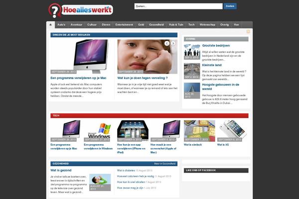 Telegraph theme site design template sample