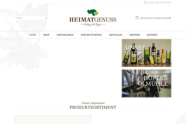 Legenda Child theme site design template sample