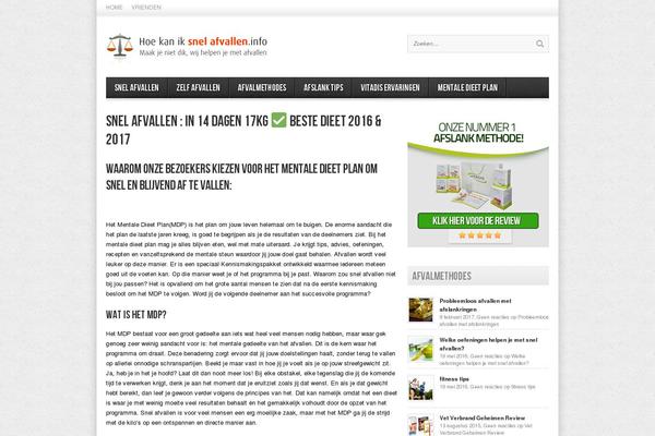 avenue theme site design template sample
