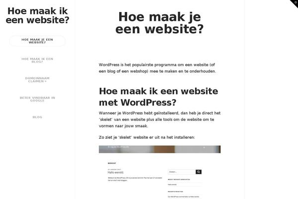 Site using Cornerstone plugin