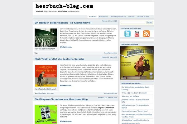 Blocks theme site design template sample
