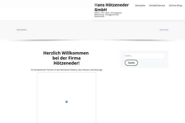 Benzer theme site design template sample