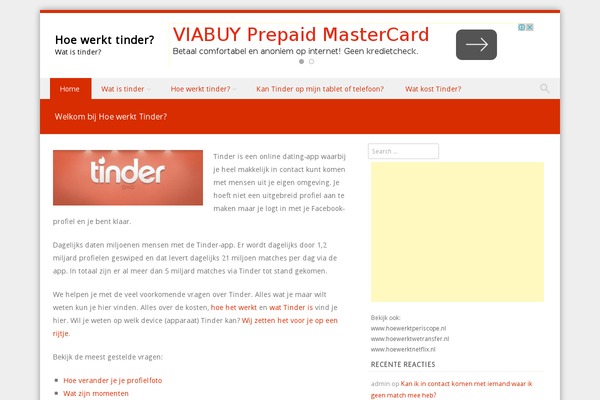 Discovery theme site design template sample