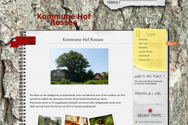 hof-rossee.de site used Anarcho Notepad