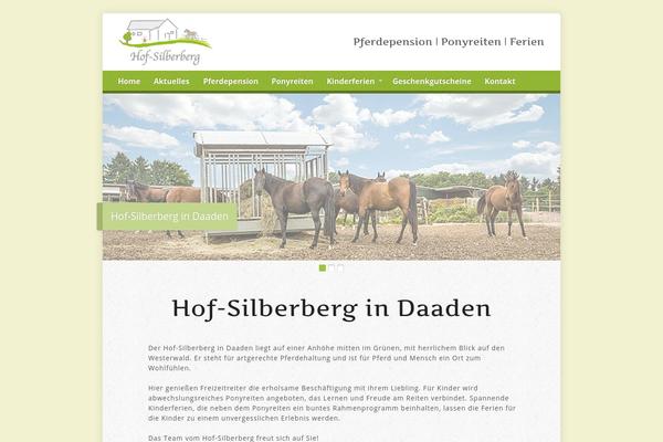 Risen theme site design template sample