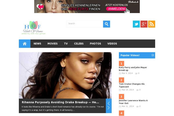 Metro theme site design template sample