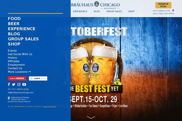 HofbrauhausUS theme websites examples