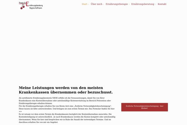 hoffmann-praxis-ernaehrungsberatung.de site used Wiz