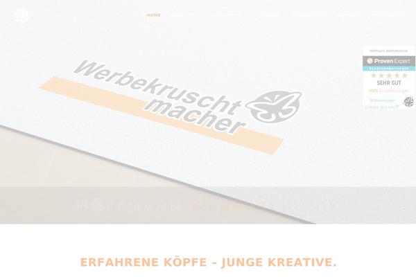 Blu theme site design template sample