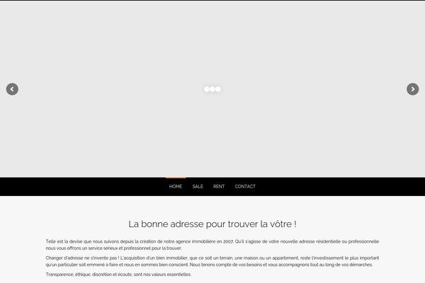 Realocation theme site design template sample