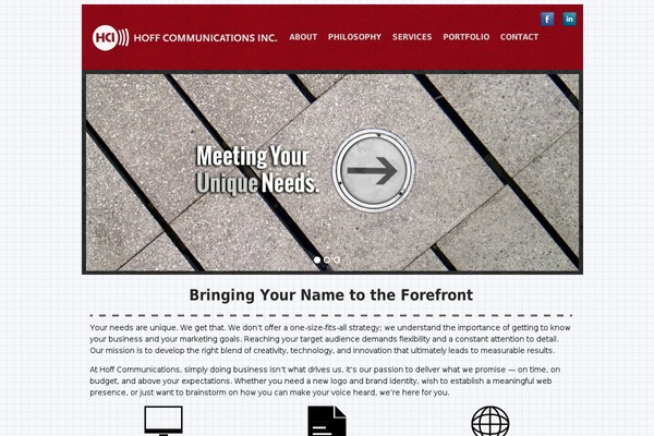 Default theme site design template sample