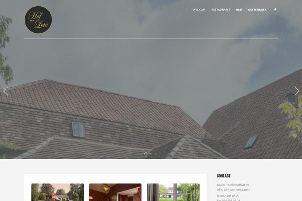 Porcelain theme site design template sample