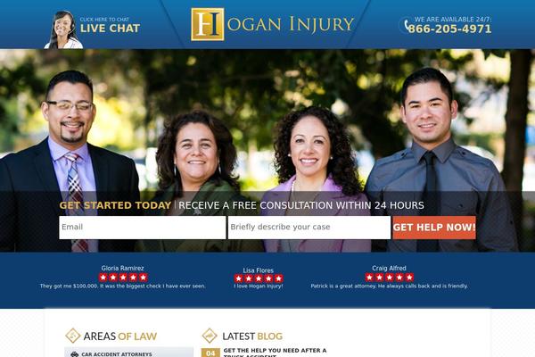 hoganinjury.com site used Loscampeoneswp