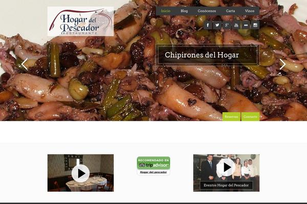 Forked theme site design template sample