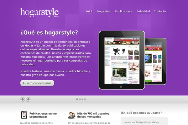 Inspire theme site design template sample