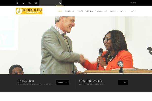 Church-suite theme site design template sample