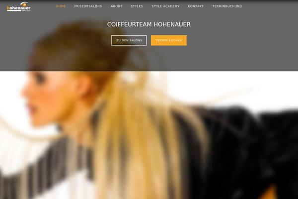 Oshine theme site design template sample