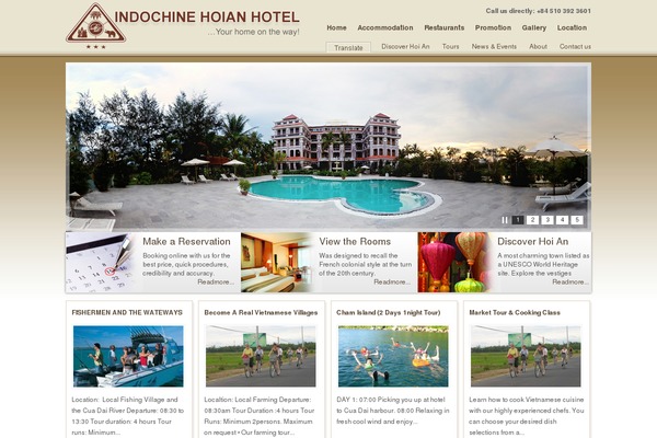 hoianindochine.com site used Indochine