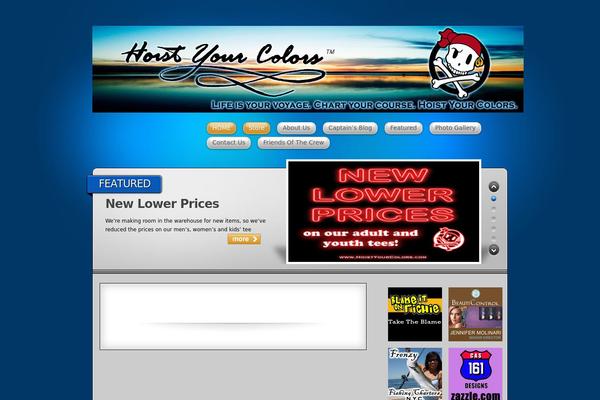 DeepBlue theme site design template sample
